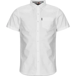 Chemises^Superdry - OXFORD ESSENTIAL Blanc