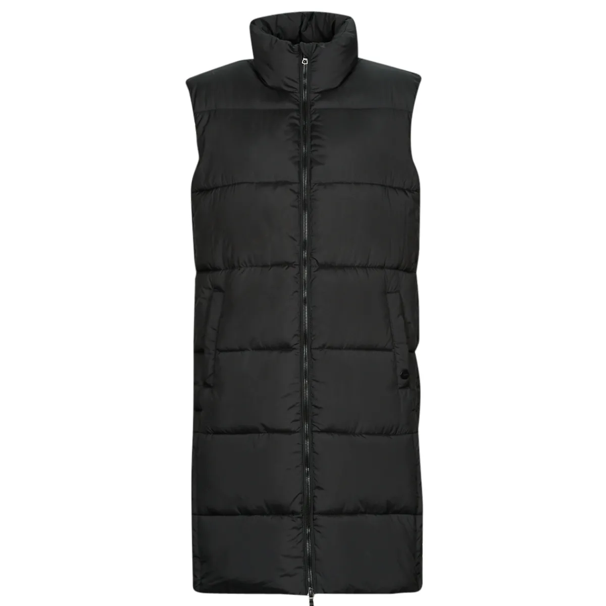 Manteaux^Superdry - STUDIOS LONGLINE QUILTED GILET Black