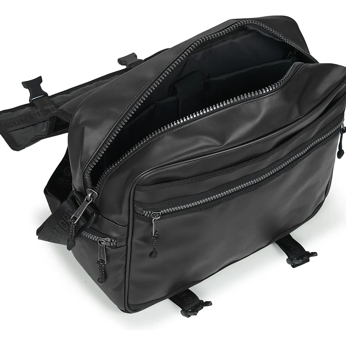 Besaces / Sacs Bandoulière^Superdry - TARP RECORD Noir