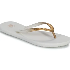 Tongs^Superdry - TONG METALLISEES CORE Blanc