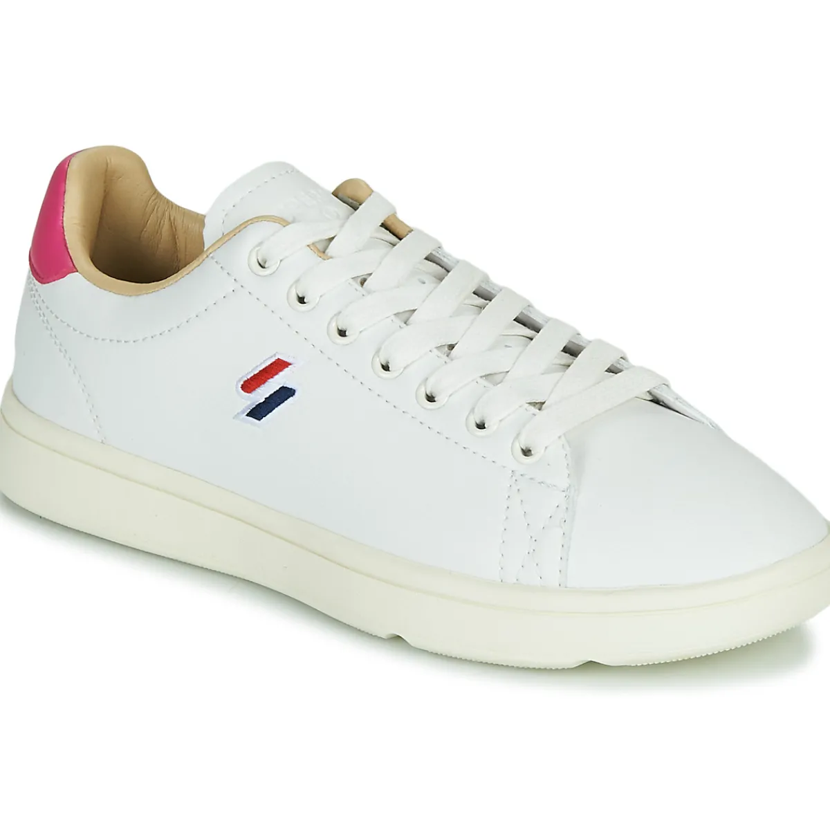 Baskets Mode^Superdry - VINTAGE TENNIS Blanc