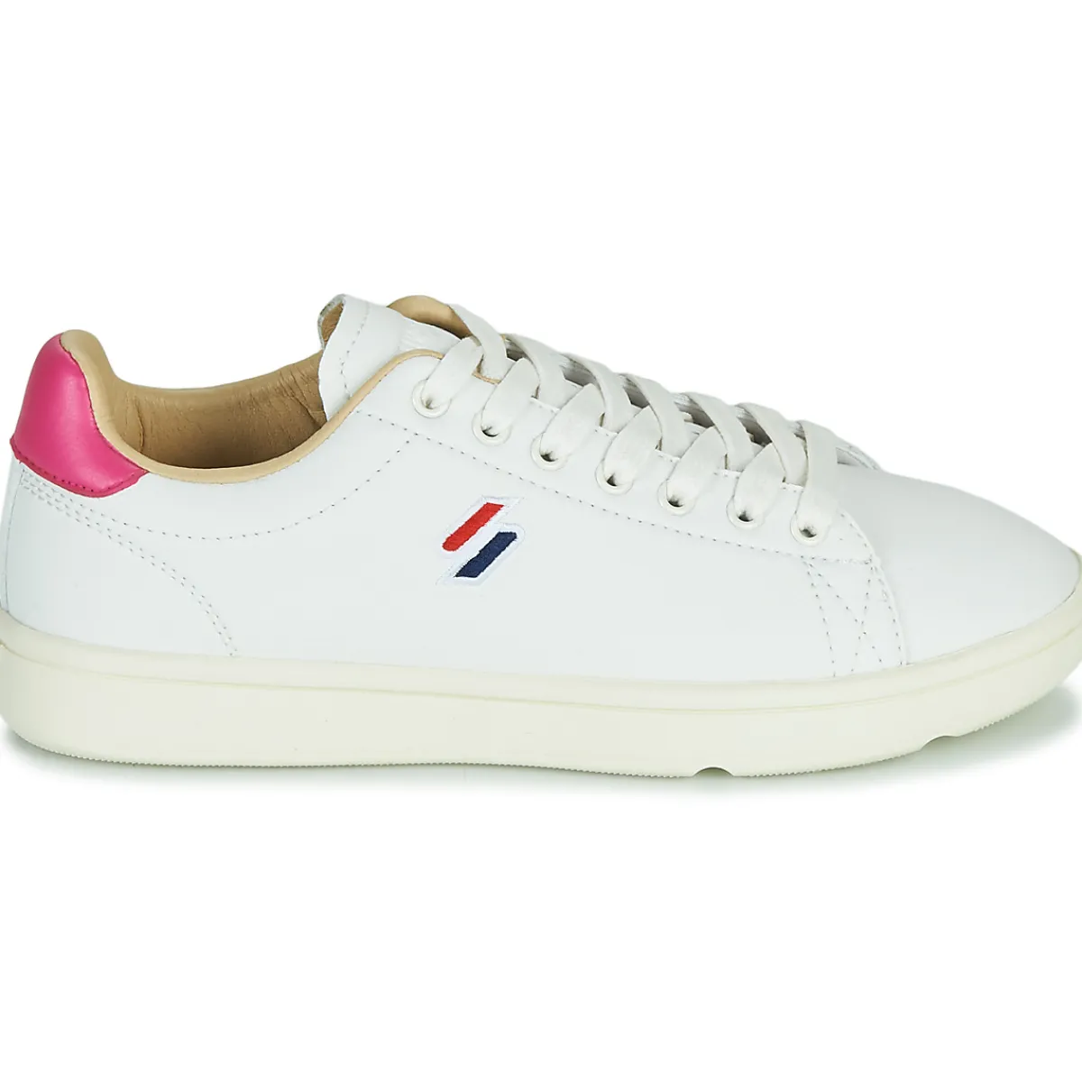 Baskets Mode^Superdry - VINTAGE TENNIS Blanc