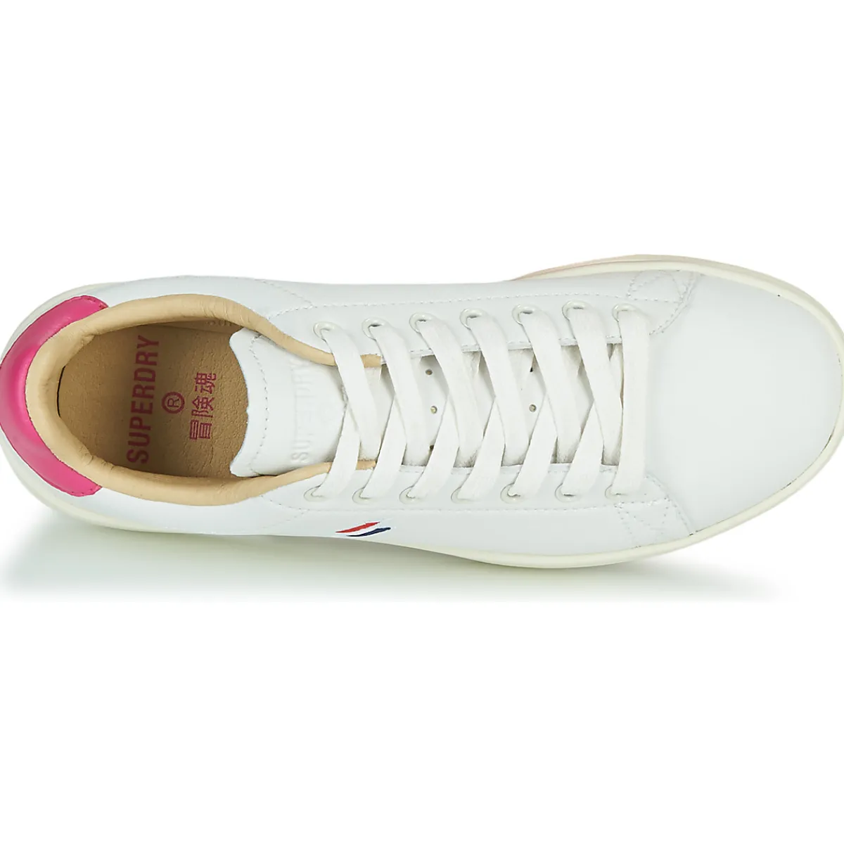 Baskets Mode^Superdry - VINTAGE TENNIS Blanc