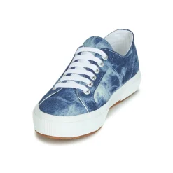 Baskets Mode^Superga - 2750 TIE DYE DENIM Bleu