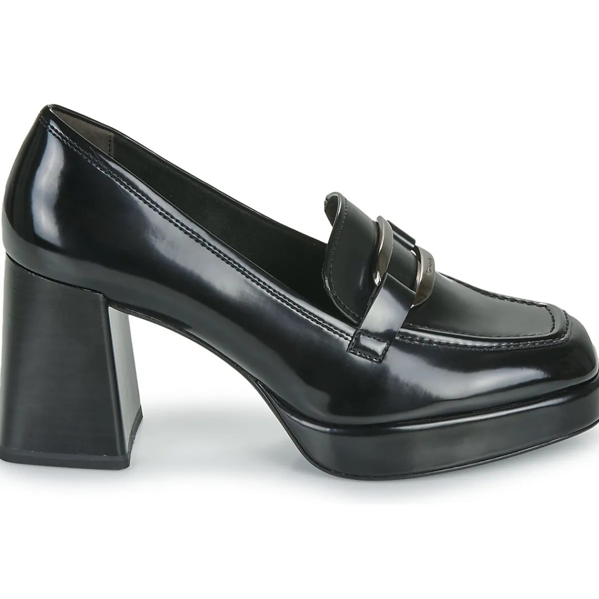 Mocassins & Chaussures Bateau^Tamaris - SILENI Noir