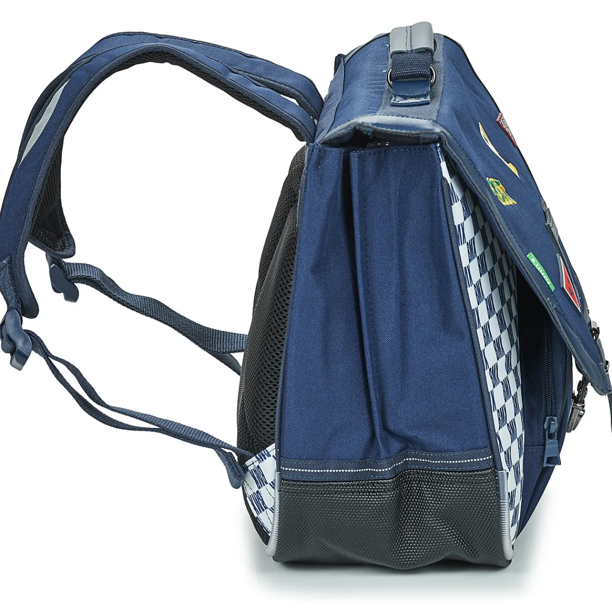 Cartables^Tann's - MATHEO CARTABLE 38 CM POCHE GOURDE Marine