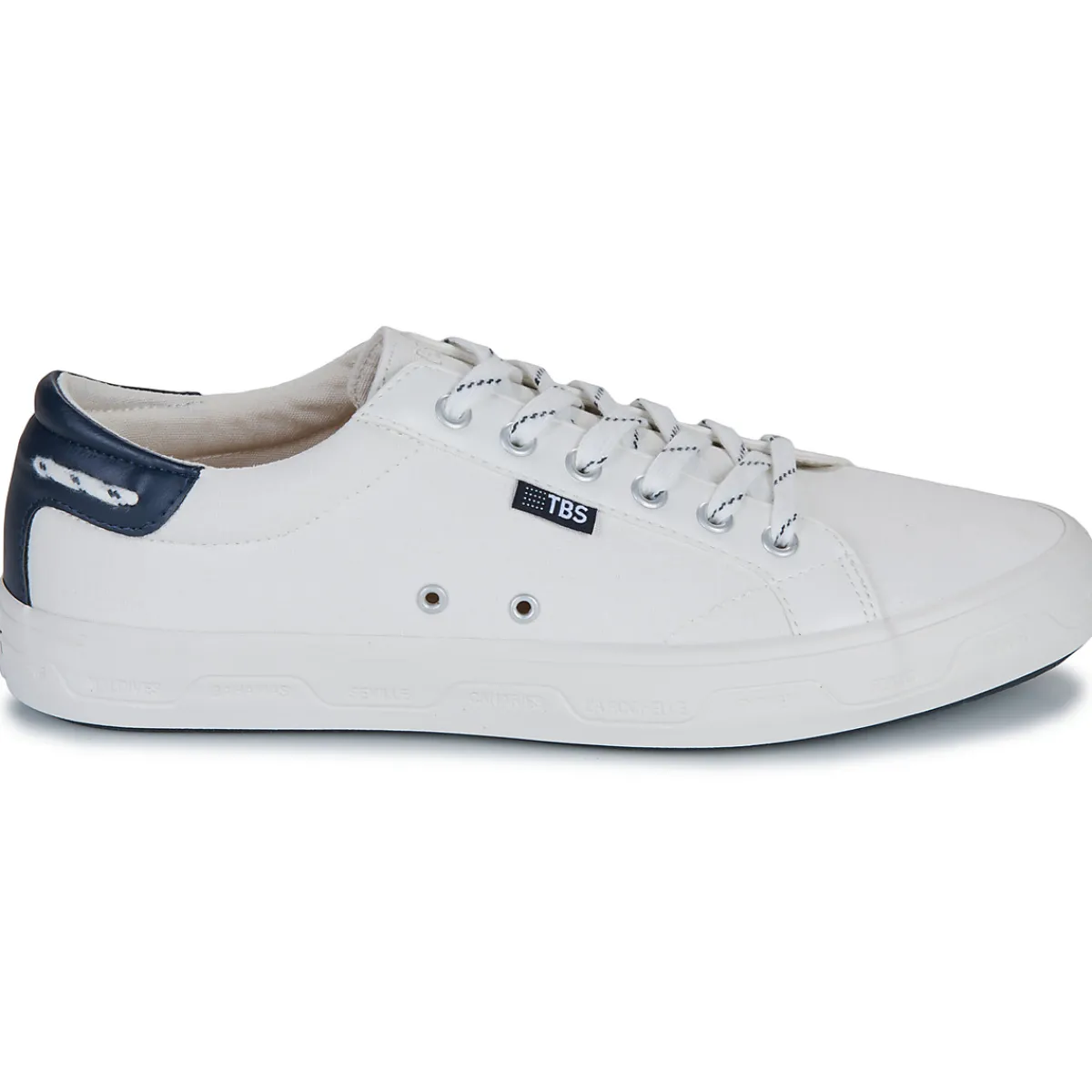 Baskets Mode^TBS - LANZARO Blanc