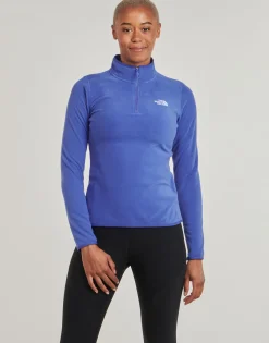 Sweats & Polaires^The North Face - 100 Glacier 1/4 Zip Bleu