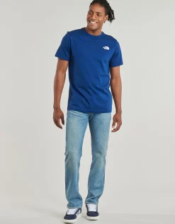 T-shirts & Polos^The North Face - S/S Box Nse Tee Bleu