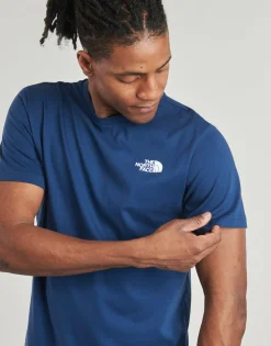 T-shirts & Polos^The North Face - S/S Box Nse Tee Bleu