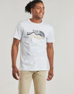 T-shirts & Polos^The North Face - S/S Mountain Line Blanc