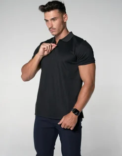 T-shirts & Polos^THEAD. - AXEL POLO SHIRT Noir