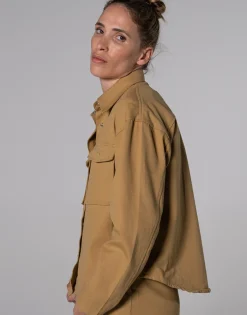 Vestes^THEAD. - HAILEY SHIRT Camel
