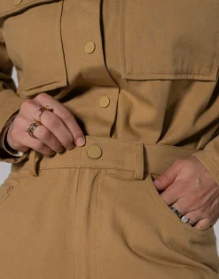 Vestes^THEAD. - HAILEY SHIRT Camel
