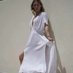 Robes^THEAD. - MEREDITH Blanc