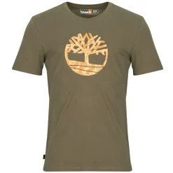 T-shirts & Polos^Timberland - KENNEBEC RIVER CAMO TREE LOGO Vert