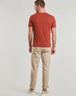 T-shirts & Polos^Timberland - KENNEBEC RIVER TREE LOGO SHORT SLEEVE TEE Rouge