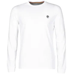 T-shirts & Polos^Timberland - LS DUNSTAN RIVER TEE Blanc