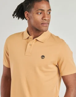 T-shirts & Polos^Timberland - MILLERS RIVER PIQUE SHORT SLEEVE POLO Jaune