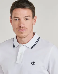 T-shirts & Polos^Timberland - SHORT SLEEVE POLO Blanc