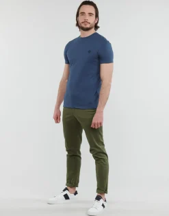 T-shirts & Polos^Timberland - SS DUNSTAN RIVER CREW TEE Bleu