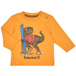T-shirts & Polos^Timberland - TEE-SHIRT MANCHES LONGUES T60253 JauneMoutarde