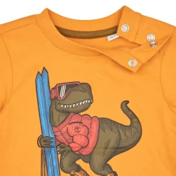 T-shirts & Polos^Timberland - TEE-SHIRT MANCHES LONGUES T60253 JauneMoutarde