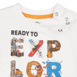 T-shirts & Polos^Timberland - TEE-SHIRT MANCHES LONGUES T60250 Blanc