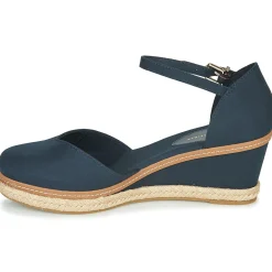 Sandales Et Nu-pieds^Tommy Hilfiger - BASIC CLOSED TOE MID WEDGE Bleu