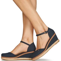 Sandales Et Nu-pieds^Tommy Hilfiger - BASIC CLOSED TOE MID WEDGE Bleu