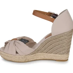 Sandales Et Nu-pieds^Tommy Hilfiger - BASIC OPEN TOE HIGH WEDGE Beige