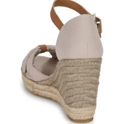 Sandales Et Nu-pieds^Tommy Hilfiger - BASIC OPEN TOE HIGH WEDGE Beige