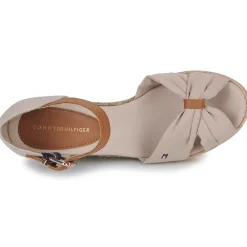 Sandales Et Nu-pieds^Tommy Hilfiger - BASIC OPEN TOE HIGH WEDGE Beige