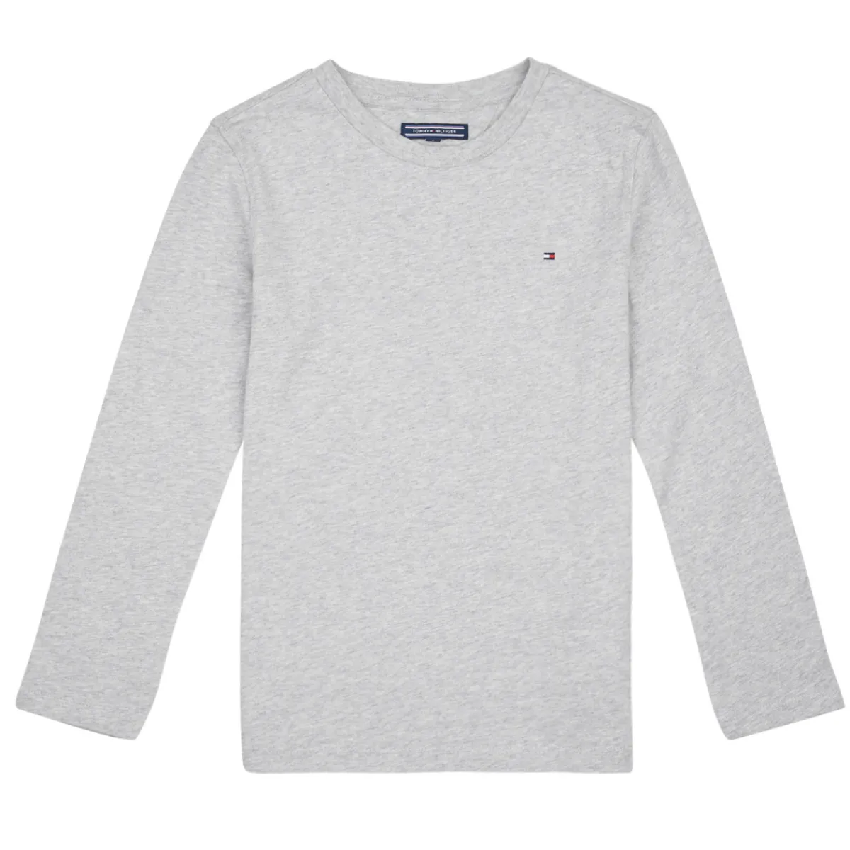 T-shirts & Polos^Tommy Hilfiger - BOYS BASIC CN KNIT L/S Gris