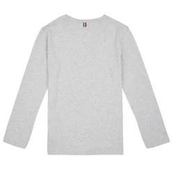 T-shirts & Polos^Tommy Hilfiger - BOYS BASIC CN KNIT L/S Gris