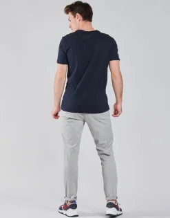 T-shirts & Polos^Tommy Hilfiger - CN SS TEE LOGO Marine