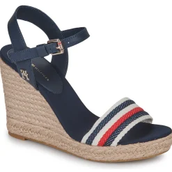 Sandales Et Nu-pieds^Tommy Hilfiger - CORPORATE WEDGE Marine