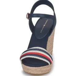 Sandales Et Nu-pieds^Tommy Hilfiger - CORPORATE WEDGE Marine