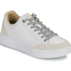Baskets Mode^Tommy Hilfiger - CUPSOLE SNEAKER Blanc