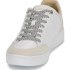 Baskets Mode^Tommy Hilfiger - CUPSOLE SNEAKER Blanc