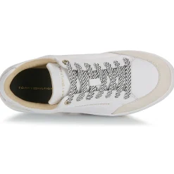 Baskets Mode^Tommy Hilfiger - CUPSOLE SNEAKER Blanc