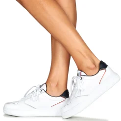 Baskets Mode^Tommy Hilfiger - ELEVATED CUPSOLE SNEAKER Blanc
