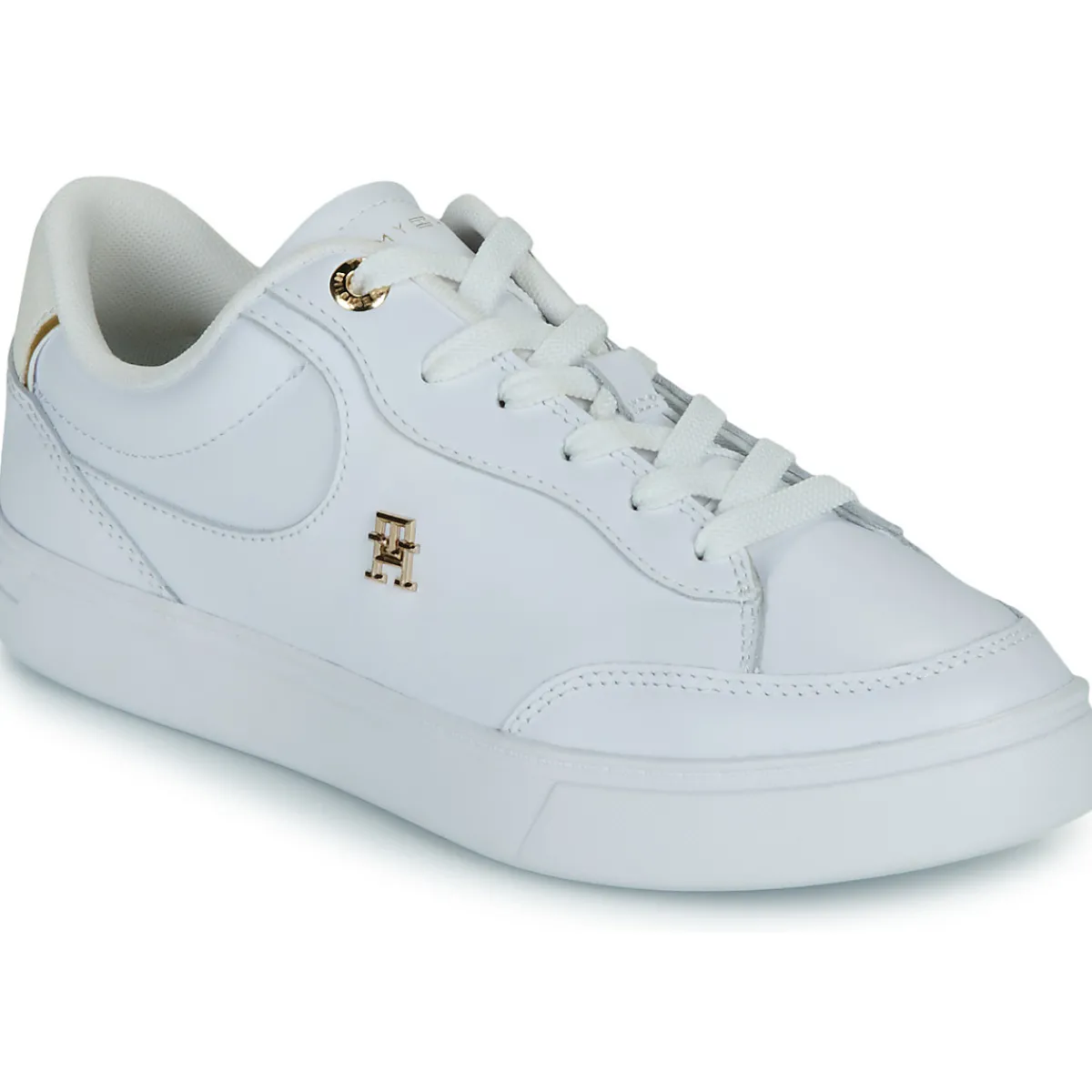 Baskets Mode^Tommy Hilfiger - ESSENTIAL CHIC COURT SNEAKER Blanc