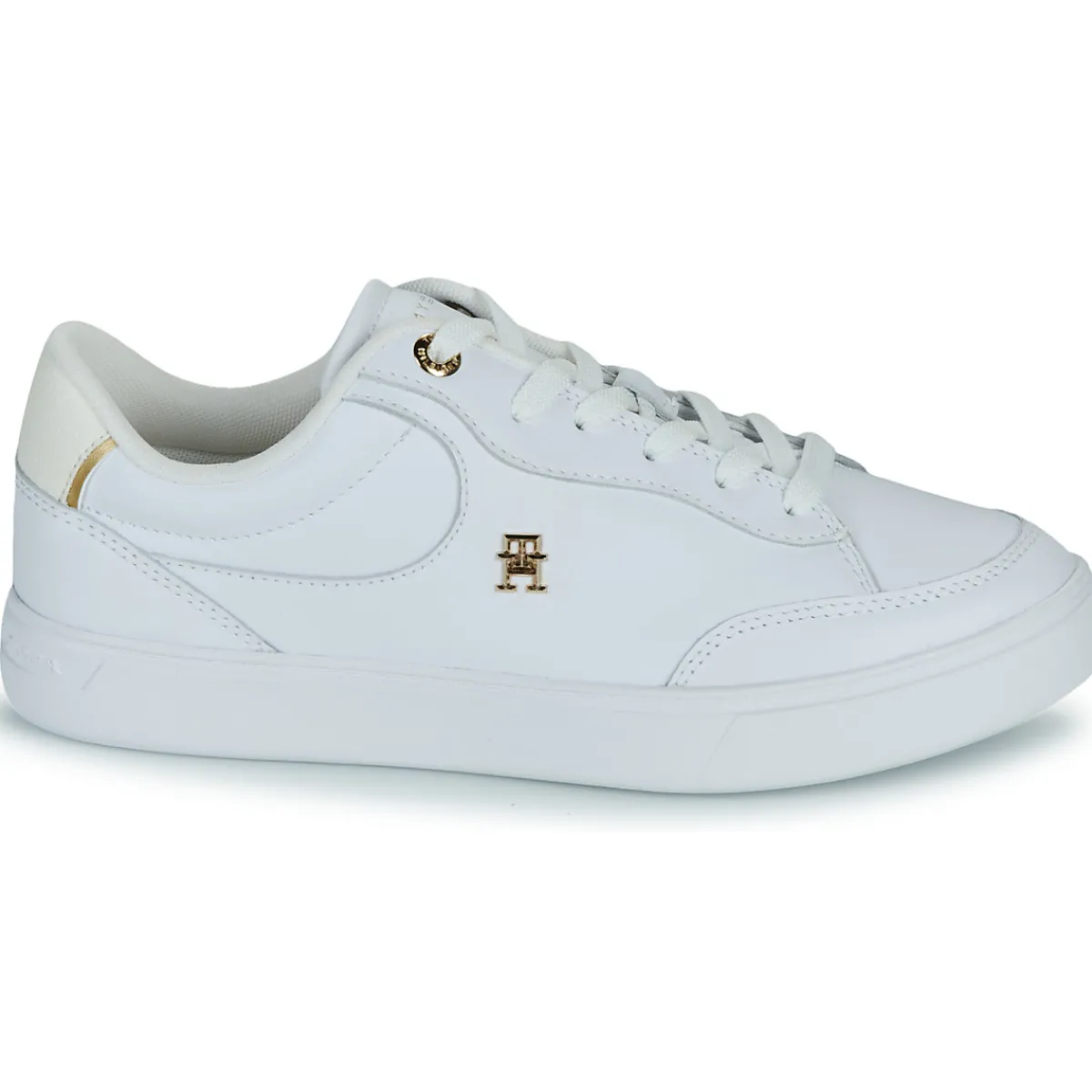 Baskets Mode^Tommy Hilfiger - ESSENTIAL CHIC COURT SNEAKER Blanc