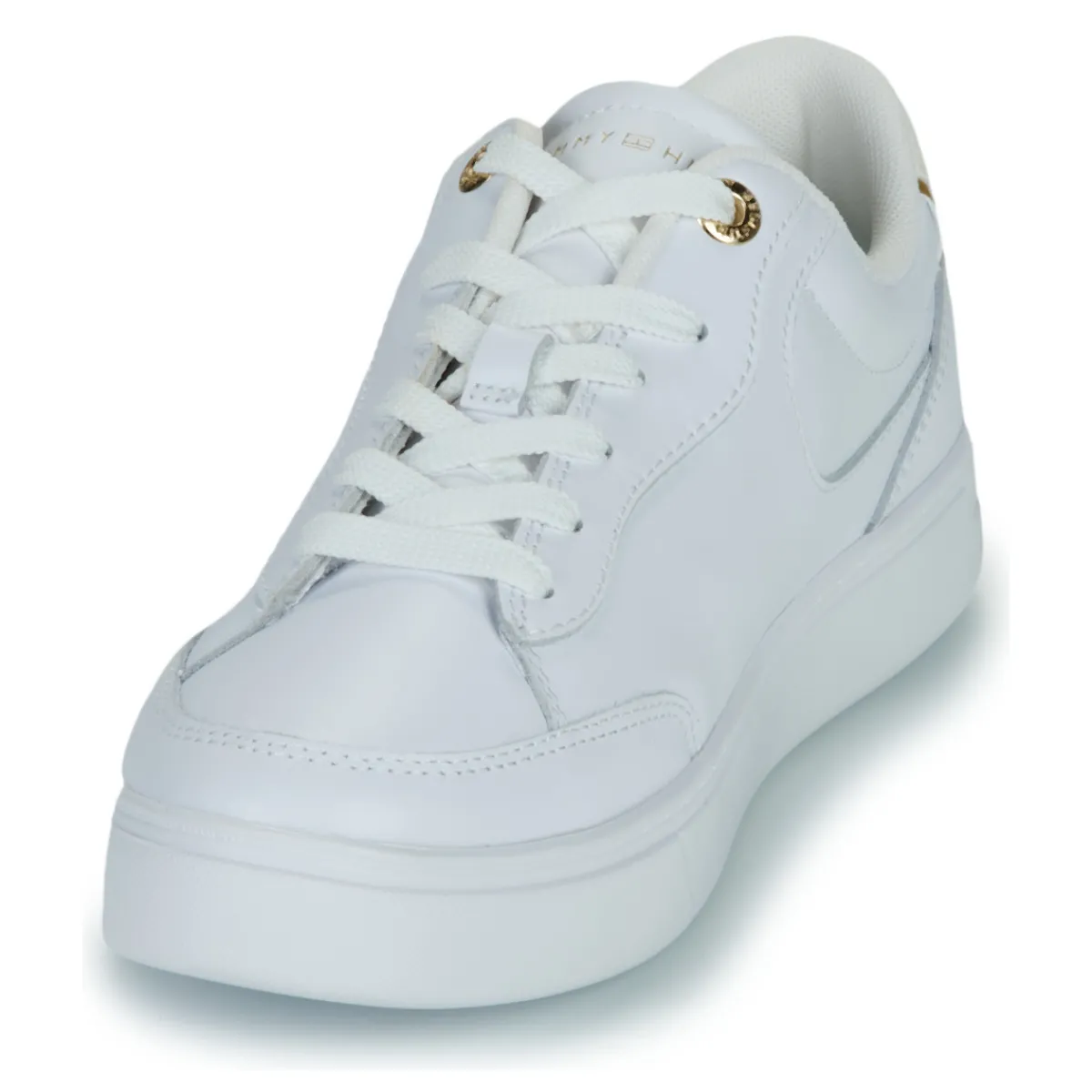 Baskets Mode^Tommy Hilfiger - ESSENTIAL CHIC COURT SNEAKER Blanc