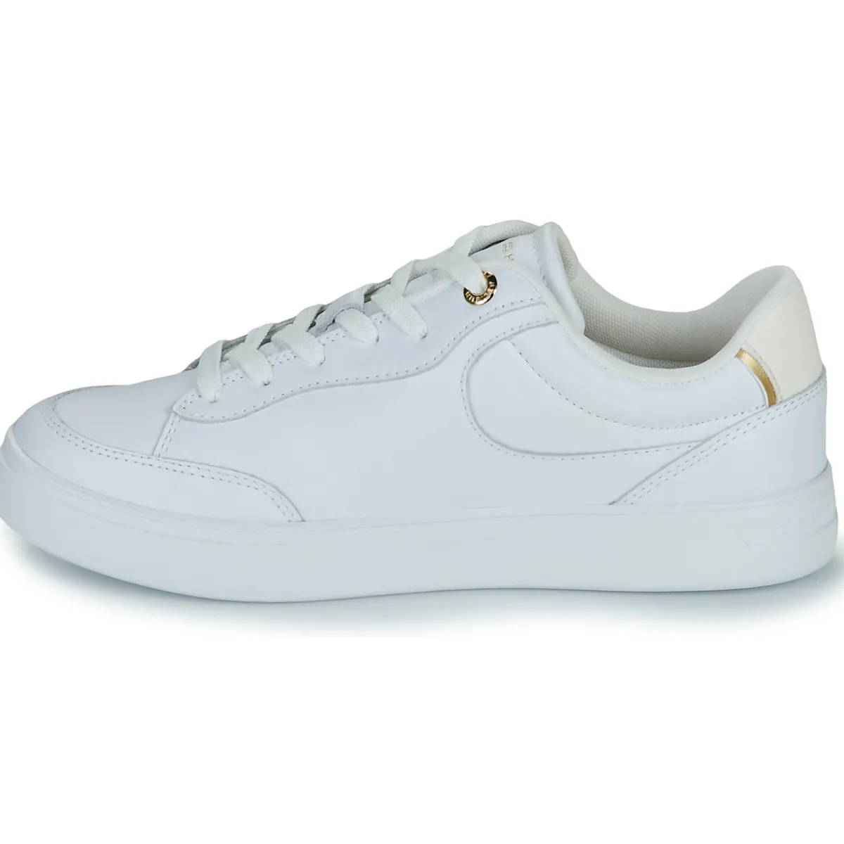 Baskets Mode^Tommy Hilfiger - ESSENTIAL CHIC COURT SNEAKER Blanc