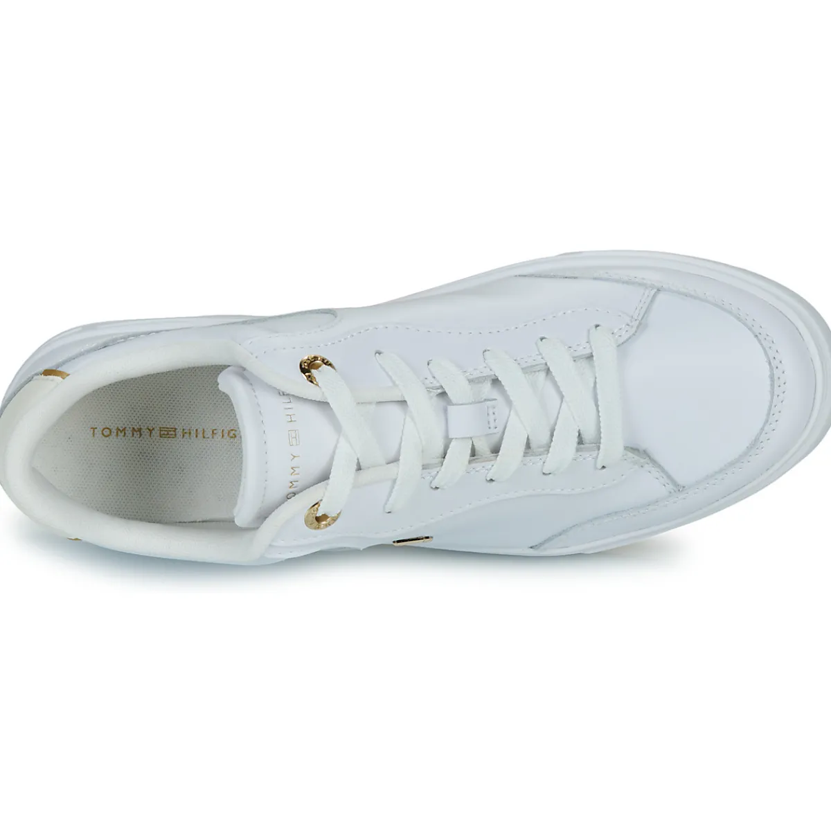 Baskets Mode^Tommy Hilfiger - ESSENTIAL CHIC COURT SNEAKER Blanc