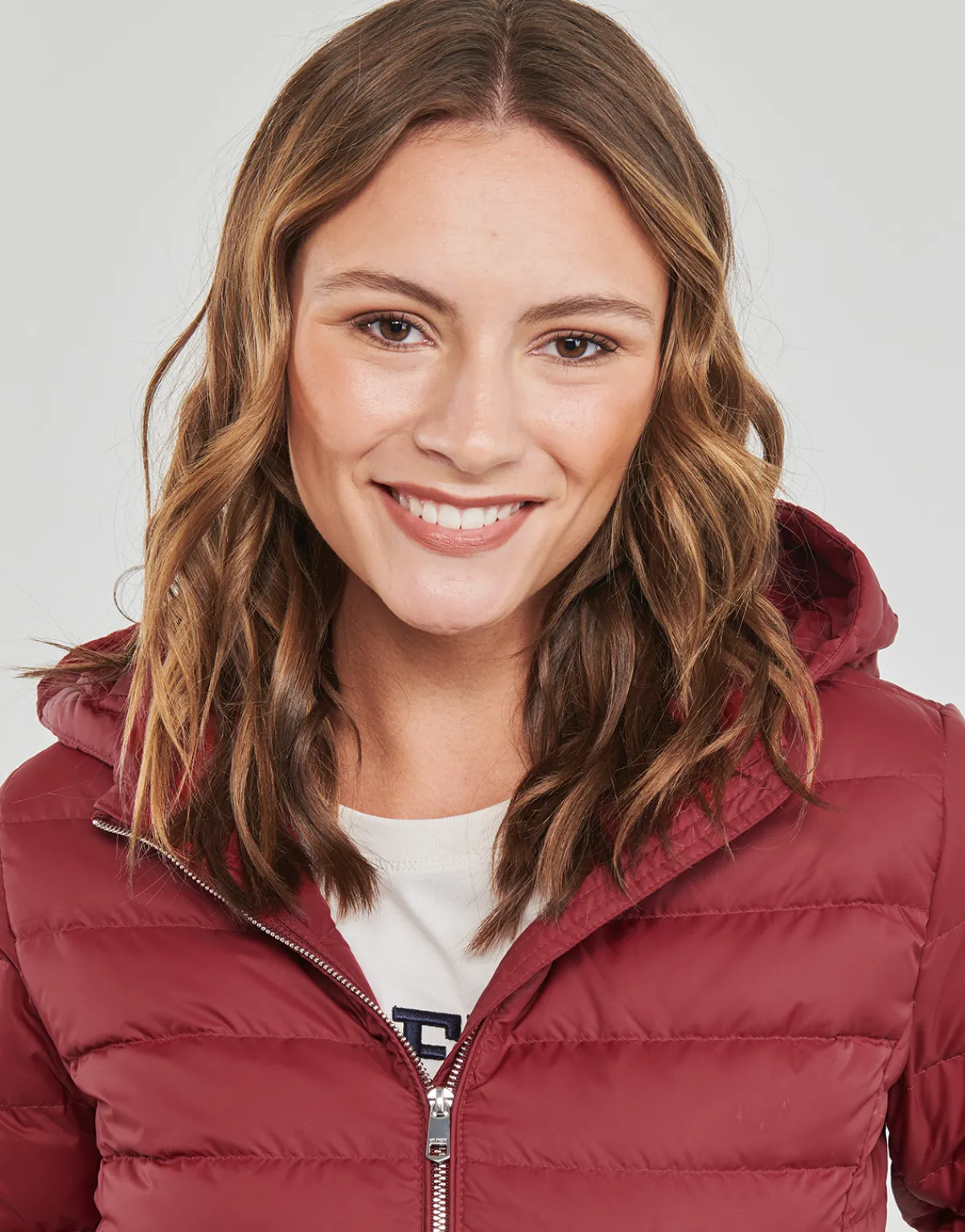 Manteaux^Tommy Hilfiger - FEMININE LW DOWN JACKET Rouge