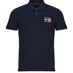 T-shirts & Polos^Tommy Hilfiger - HILFIGER FLAG REG POLO Marine