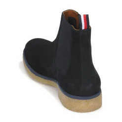 Bottines / Boots^Tommy Hilfiger - HILFIGER CREPE SUEDE CHELSEA Marine